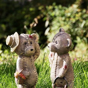 Lifelike Bear Figurines artware