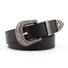 Load image into Gallery viewer, Leather Western Cowgirl Waist Belt