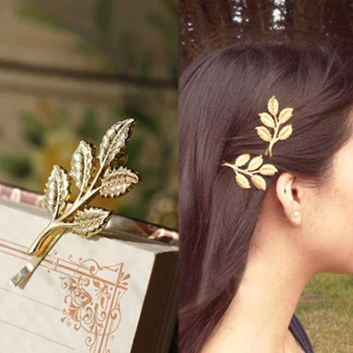 Leaves Snap Hairpin