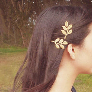 Leaves Snap Hairpin