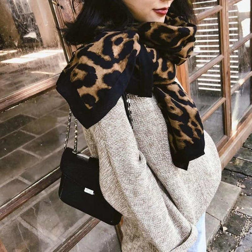 Hot Scarf Leopard Shawls