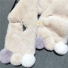 Load image into Gallery viewer, Cute Rabbit Fur Scarf