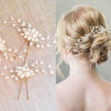 Load image into Gallery viewer, Vintage Bridal Jewelry HairPin