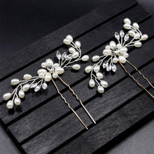 Load image into Gallery viewer, Vintage Bridal Jewelry HairPin