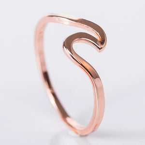 Fashion Simple Wave Rings