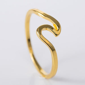 Fashion Simple Wave Rings