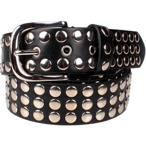 Round rivets Spike sequins belt