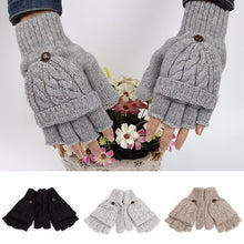 Load image into Gallery viewer, Winter Soft Fingerless Gloves