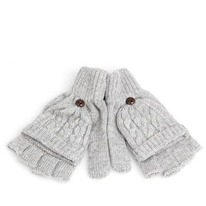 Winter Soft Fingerless Gloves