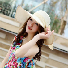 Load image into Gallery viewer, Summer Brim Straw Hat