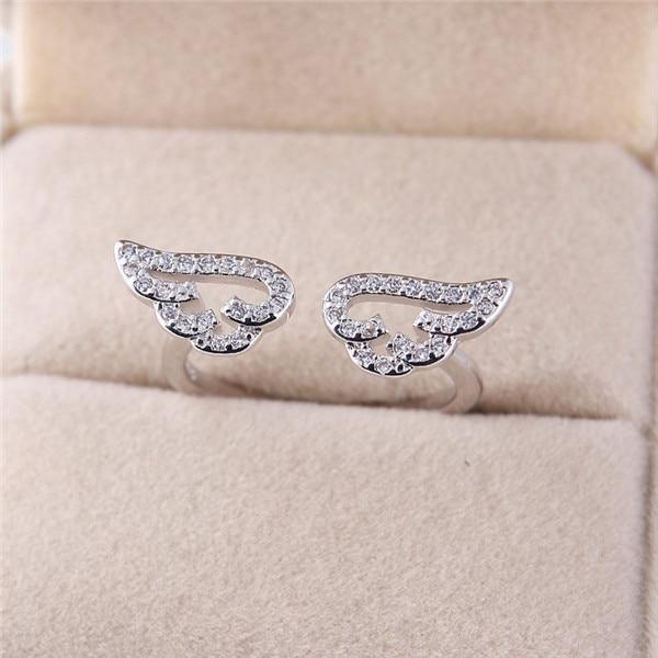 Adjustable Angel Wings Ring