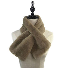 Load image into Gallery viewer, Plush Faux Rabbit Fur Scarf