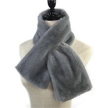 Load image into Gallery viewer, Plush Faux Rabbit Fur Scarf