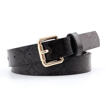 Load image into Gallery viewer, Pu Leather Snake Waist Belt