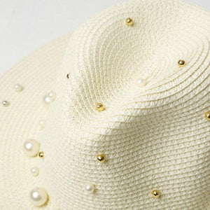 Summer Pearl Beading Hat