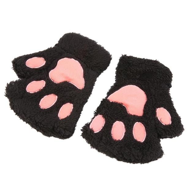 Warmth Fingerless Plush Gloves